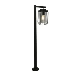 Online Searchlight Wetterfeste Wegeleuchte Aluminium IP44 E27 Schwarz