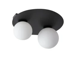 Sigma Wohnliche Deckenleuchte Glasschirm Metall G9 blendarm* Deckenleuchten|Flurlampen