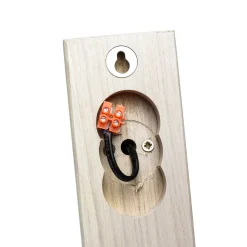 Online Lamkur Wohnliche Wandlampe BEVERELY Holz 3-flmg Leuchte