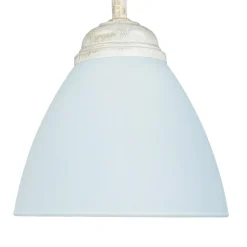 Lamkur Wohnliche Wandlampe LIRLIN Shabby Weiß Rustikal* Wandleuchten|Küchenlampen