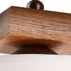 Best Lamkur Wohnliche Wandleuchte BEVERELY in Braun Flur