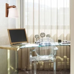 Best Lamkur Wohnliche Wandleuchte BEVERELY in Braun Flur