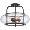 Sale Elstead Wohnzimmer Deckenleuchte FELI Glas Ø41cm Lampe