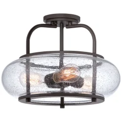 Sale Elstead Wohnzimmer Deckenleuchte FELI Glas Ø41cm Lampe
