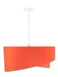 BPS Koncept Wohnzimmer Hängelampe Orange Bunt Stoff rund Ø50cm* Hängelampen|Moderne Lampen