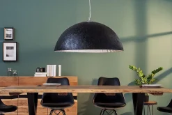 Online Invicta Interior Wohnzimmer Hängelampe Schwarz Modern Design Ø70cm