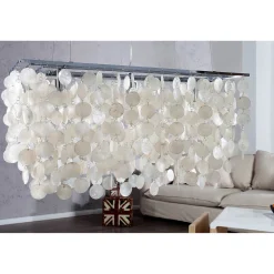 Invicta Interior Wohnzimmer Leuchte Modern Perlmutt* Hängelampen|Moderne Lampen