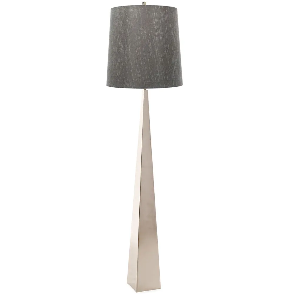 Elstead Wohnzimmer Stehlampe Stoff Metall 181cm Modern Design* Stofflampen|Designerlampen