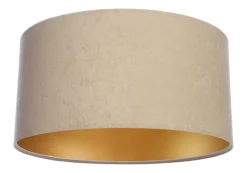 Online BPS Koncept Wohnzimmerlampe Esstischleuchte Beige Gold Stoff