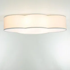 TK Lighting Wolkenlampe Kinderzimmer Grau Stoff 62 cm lang 4x E27*Kinder Kinderzimmerlampen|Kinderlampen