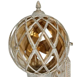 Discount Easylight XL Außenleuchte Weiß Gold IP44 Vintage Kugel Schirm