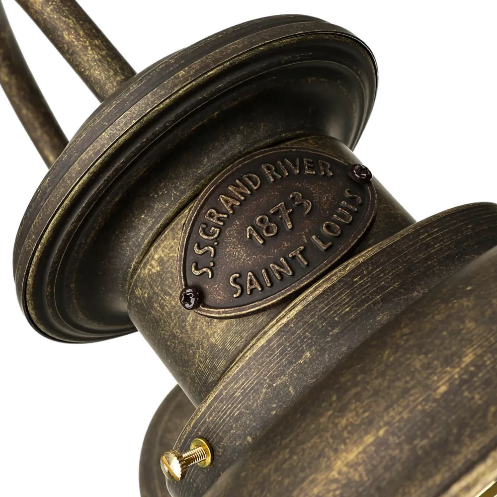 Discount Giovanni Battista XL Außenwandleuchte Amalfi Echt-Messing Handarbeit