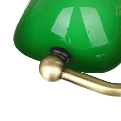 Sale Giovanni Battista XXL Bankerlampe Messing Glas Wohnzimmer MINISTERO