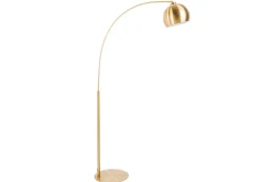 Invicta Interior XXL Bogenlampe Metall 205 cm E27 Retro elegant in Gold* Badezimmer Lampe|Bürolampen