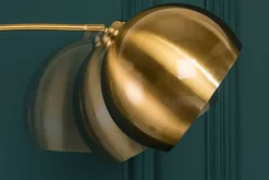 Invicta Interior XXL Bogenlampe Metall 205 cm E27 Retro elegant in Gold* Badezimmer Lampe|Bürolampen