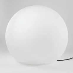 Nowodvorski XXL Gartenlampe in Weiß Kugel Schirm Ø80cm* Moderne Lampen|Dekolampen Außen