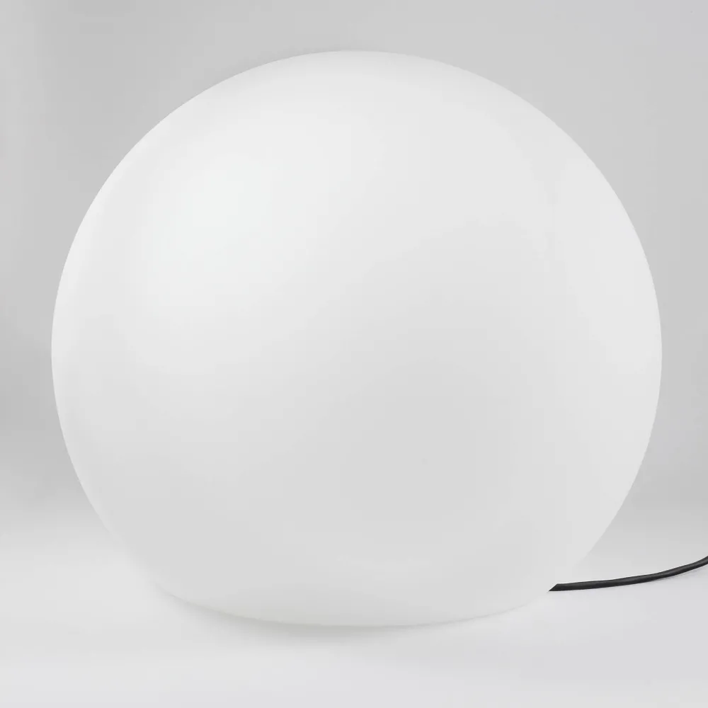 Nowodvorski XXL Gartenlampe in Weiß Kugel Schirm Ø80cm* Moderne Lampen|Dekolampen Außen