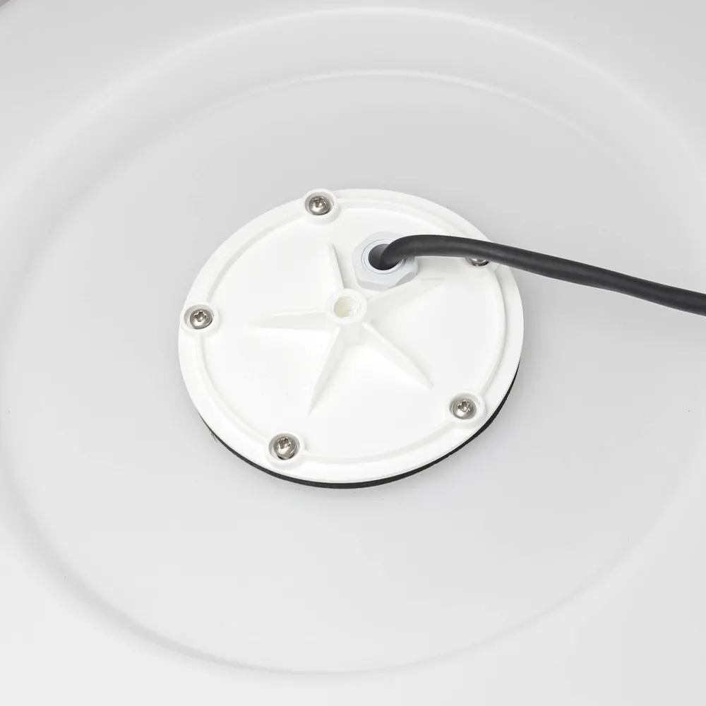 Nowodvorski XXL Gartenlampe in Weiß Kugel Schirm Ø80cm* Moderne Lampen|Dekolampen Außen