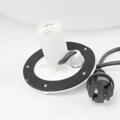 Nowodvorski XXL Gartenlampe in Weiß Kugel Schirm Ø80cm* Moderne Lampen|Dekolampen Außen