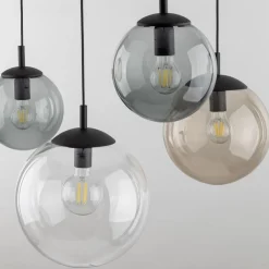 TK Lighting XXL Hängeleuchte Rauchglas H: 220 cm B: 400 cm verstellbar* Hängelampen|Esszimmer Lampen