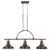 Elstead XXL Pendelleuchte RURAL in Bronze Lampe 3xE27* Hängelampen|Wohnzimmerlampen