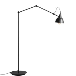 ALDEX XXL Stehleuchte flexibel 233 cm E27 Metall Schwarz* Wandleuchten|Bürolampen