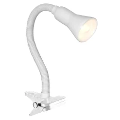 Hot Searchlight Zeitlose Klemmleuchte in weiß