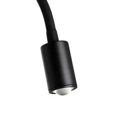 Easylight Zeitlose LED Wandlampe Schwarz Metall flexibler Arm* Moderne Lampen|Küchenlampen