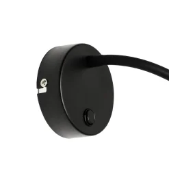 Easylight Zeitlose LED Wandlampe Schwarz Metall flexibler Arm* Moderne Lampen|Küchenlampen