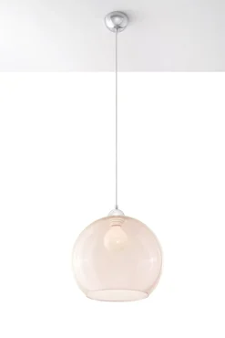 Sale Sollux Zeitlose runde Pendelleuchte Hängelampe in Zart-Orange