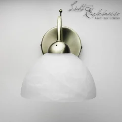 Searchlight Zeitlose Wandleuchte 1-flmg. messing-farben* Wandleuchten|Küchenlampen